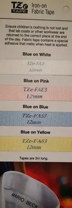 Brother Iron on Fabric Tape