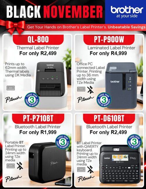 Brother Labelling Black Friday