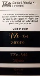 Brother TZE Laminated tapes